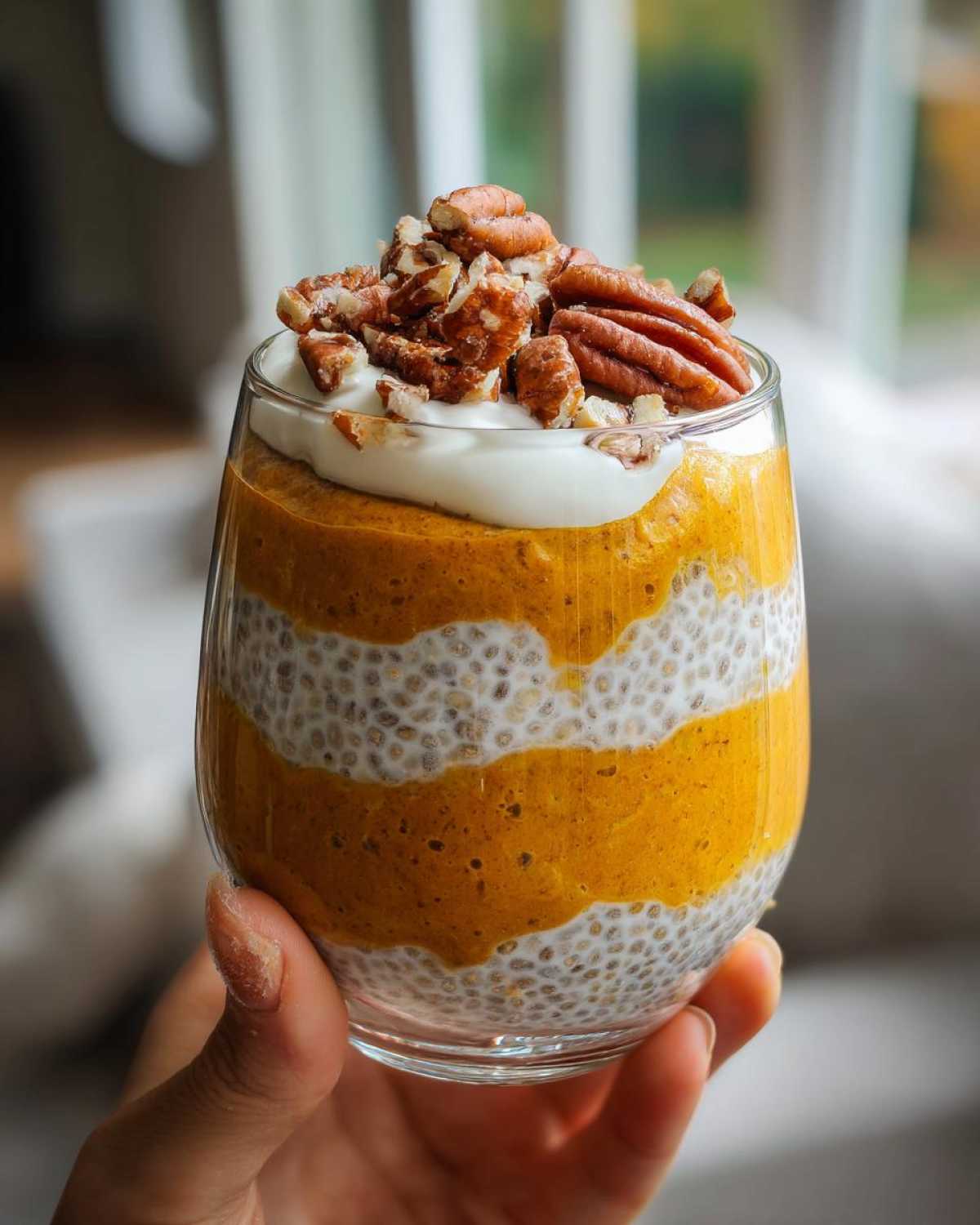 Pumpkin Chia Seed Pudding Parfaits - detail 1