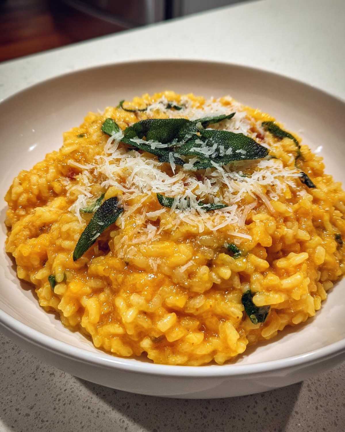 Pumpkin Sage Risotto - detail 1