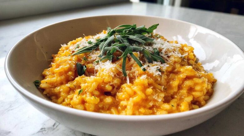 Pumpkin Sage Risotto