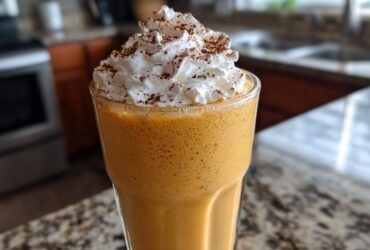 Pumpkin Spice Vanilla Milkshake