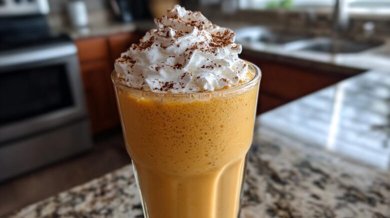 Pumpkin Spice Vanilla Milkshake