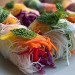 Rainbow Rice Paper Rolls