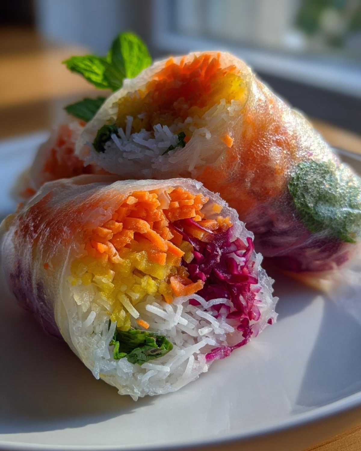 Rainbow Rice Paper Rolls - detail 3