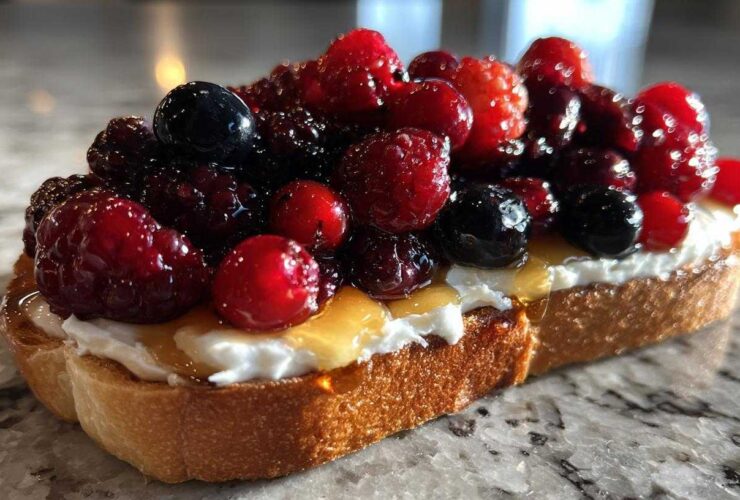 Ricotta Berry Toast