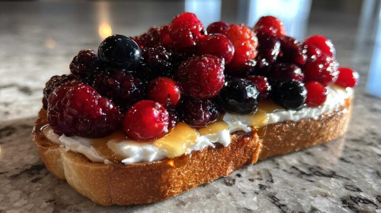 Ricotta Berry Toast