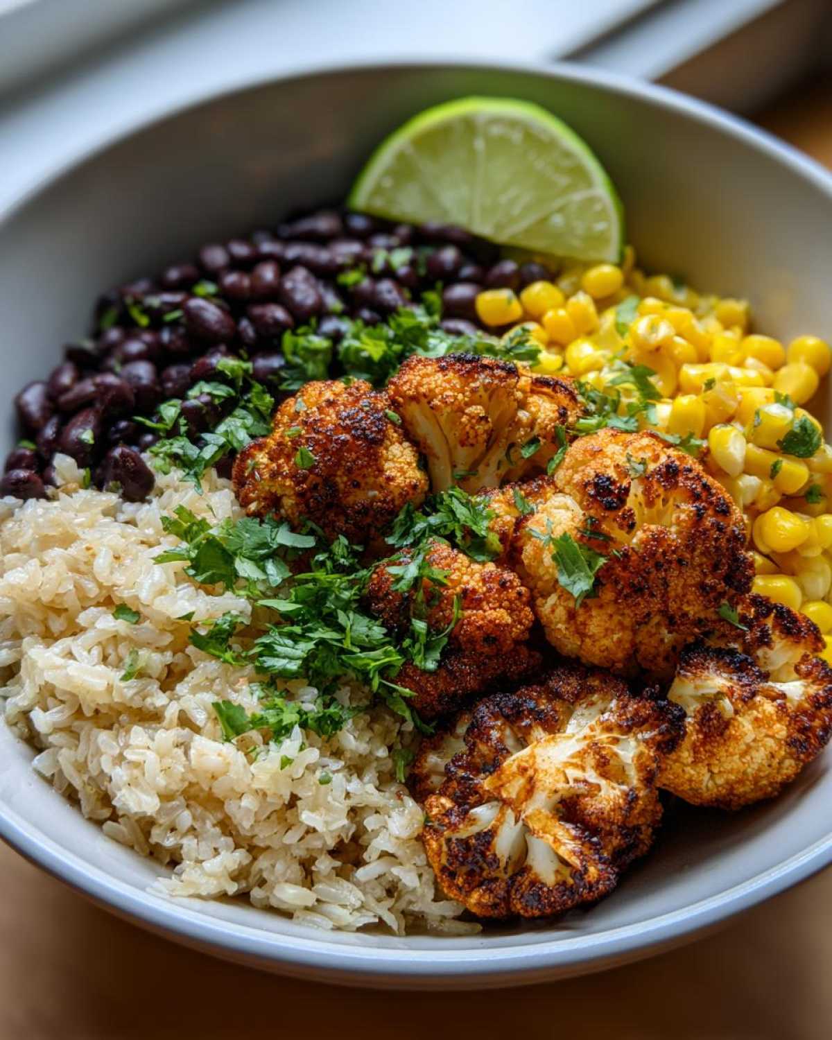 Roasted Cauliflower Burrito Bowl - detail 1