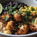 Roasted Cauliflower Burrito Bowl