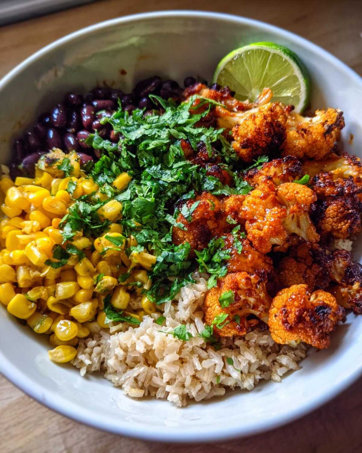 Roasted Cauliflower Burrito Bowl - detail 2