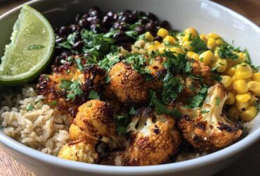 Roasted Cauliflower Burrito Bowl