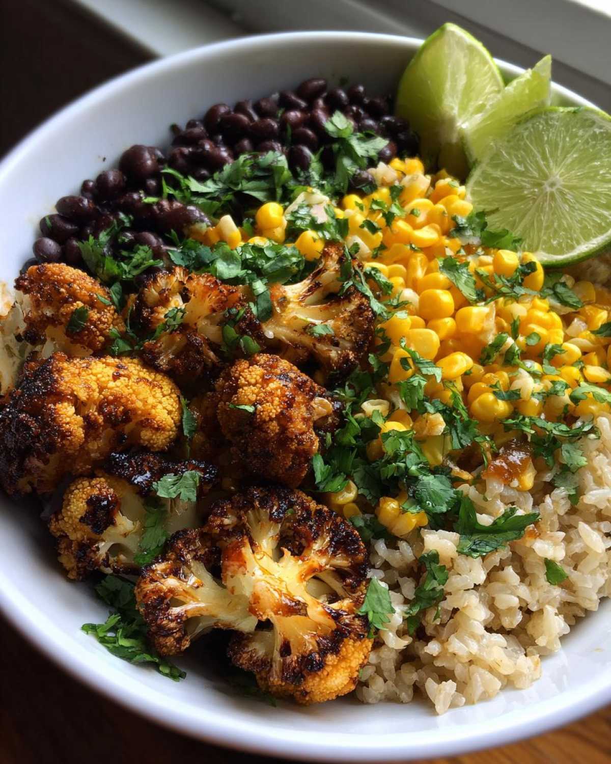 Roasted Cauliflower Burrito Bowl - detail 4