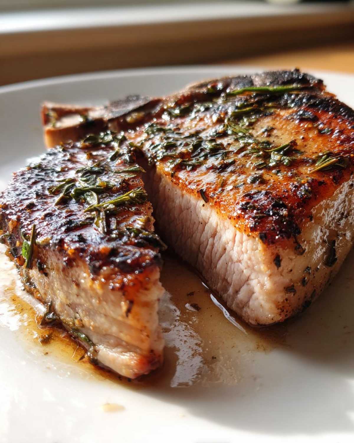 Roasted Garlic Herb Pork Chops - detail 1