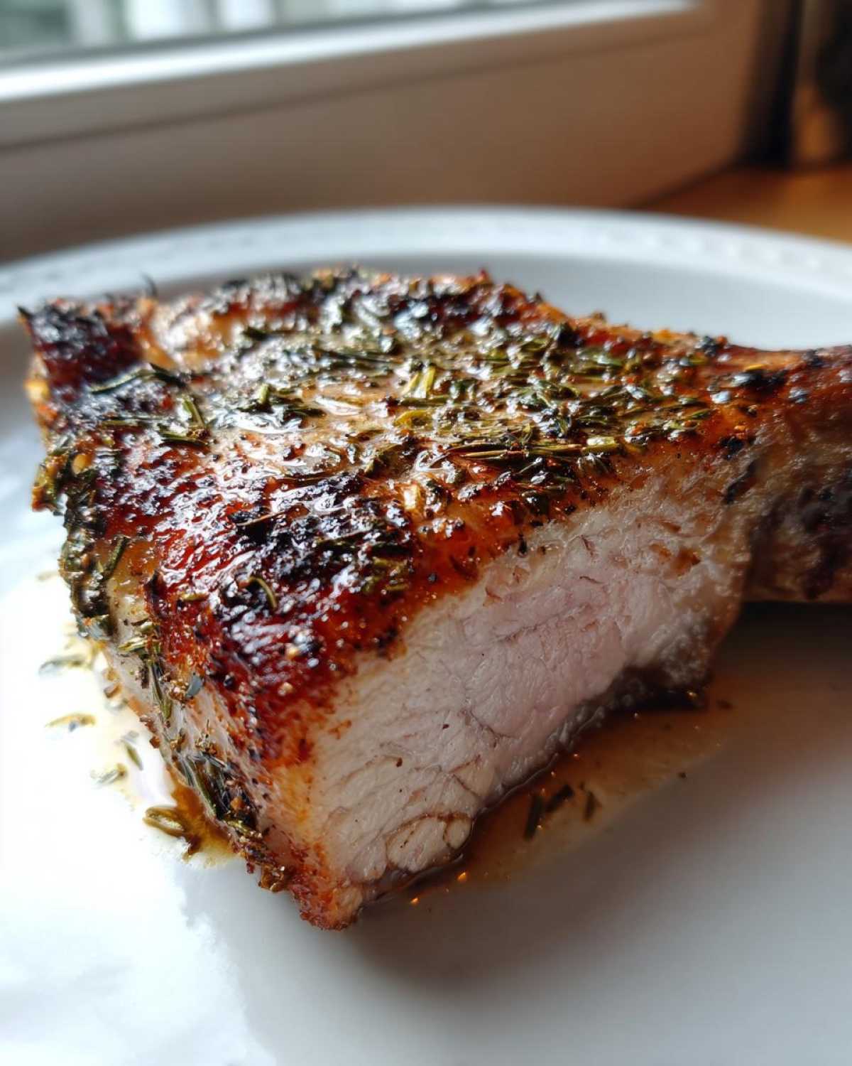 Roasted Garlic Herb Pork Chops - detail 3