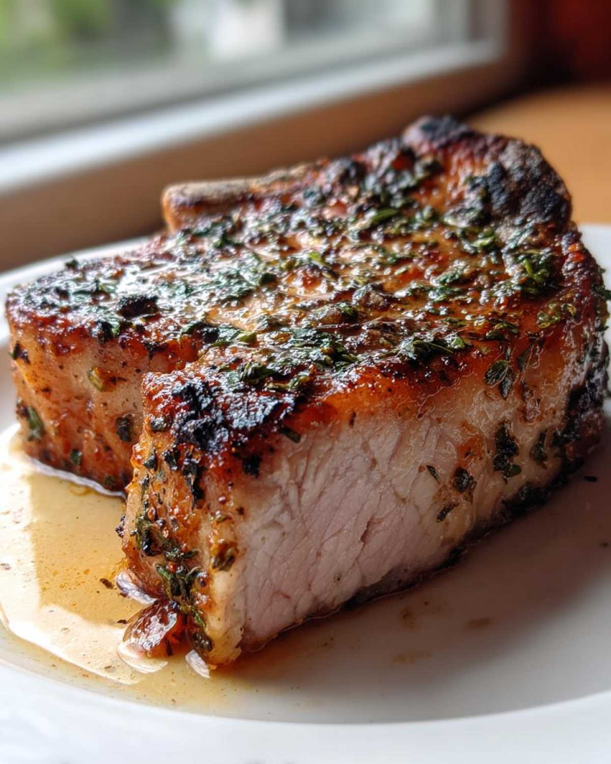 Roasted Garlic Herb Pork Chops - detail 4