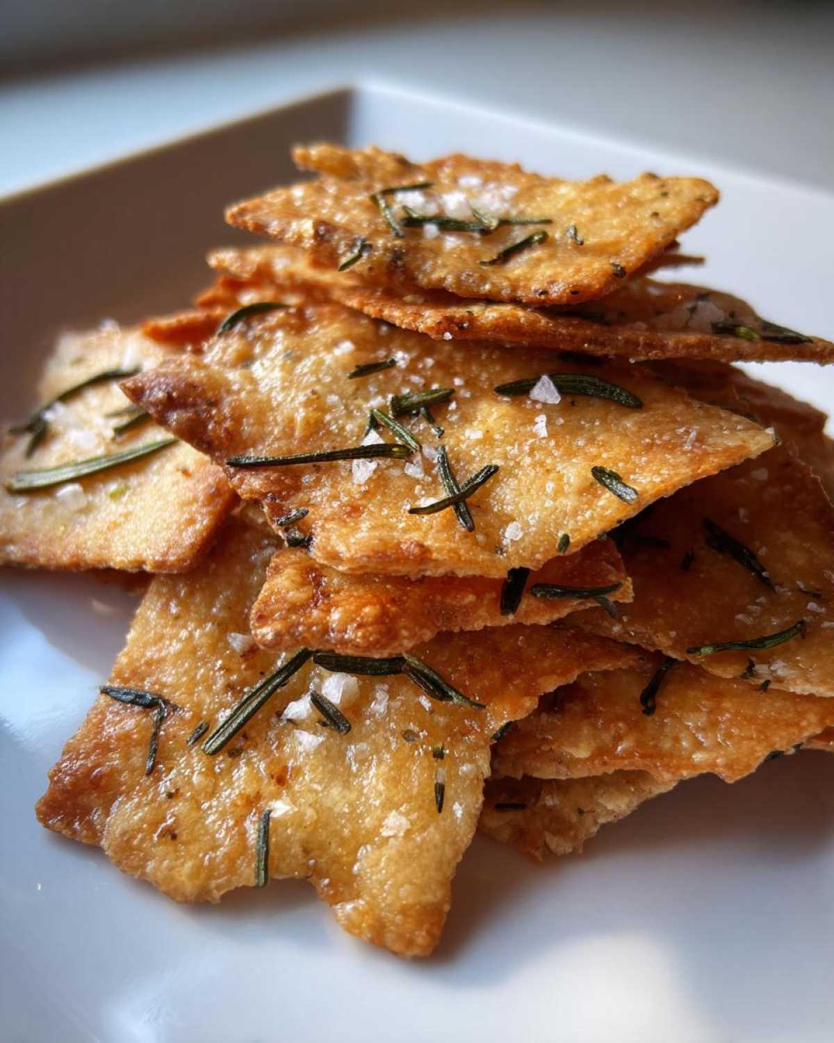 Rosemary Olive Oil Crackers - detail 2