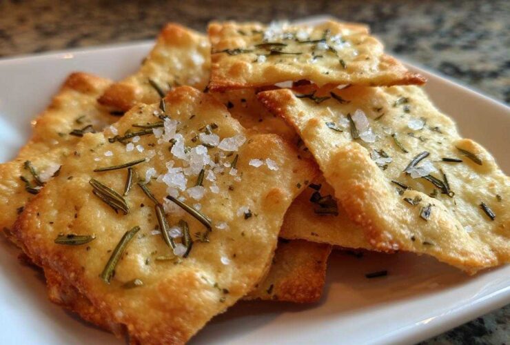 Rosemary Olive Oil Crackers
