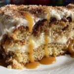 Salted Caramel Churro Cake