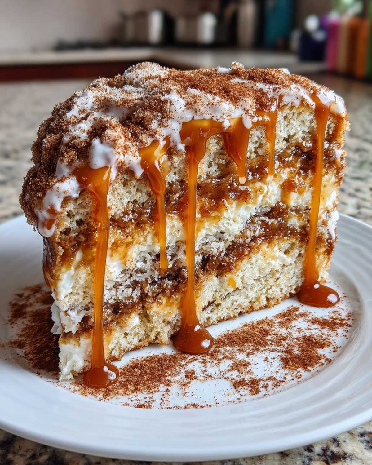 Salted Caramel Churro Cake - detail 2