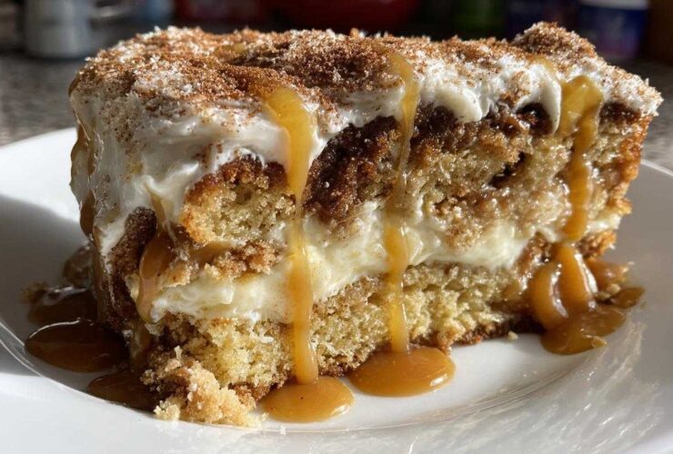 Salted Caramel Churro Cake