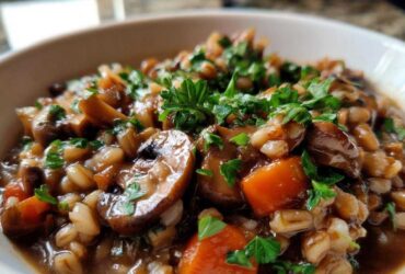 Savory Mushroom Barley Stew