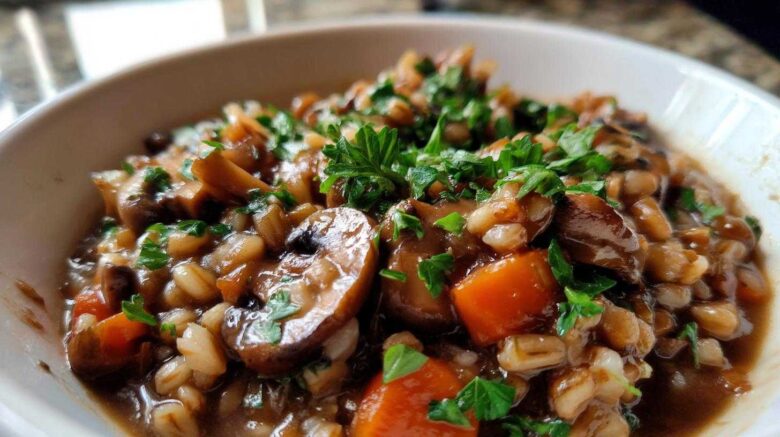 Savory Mushroom Barley Stew