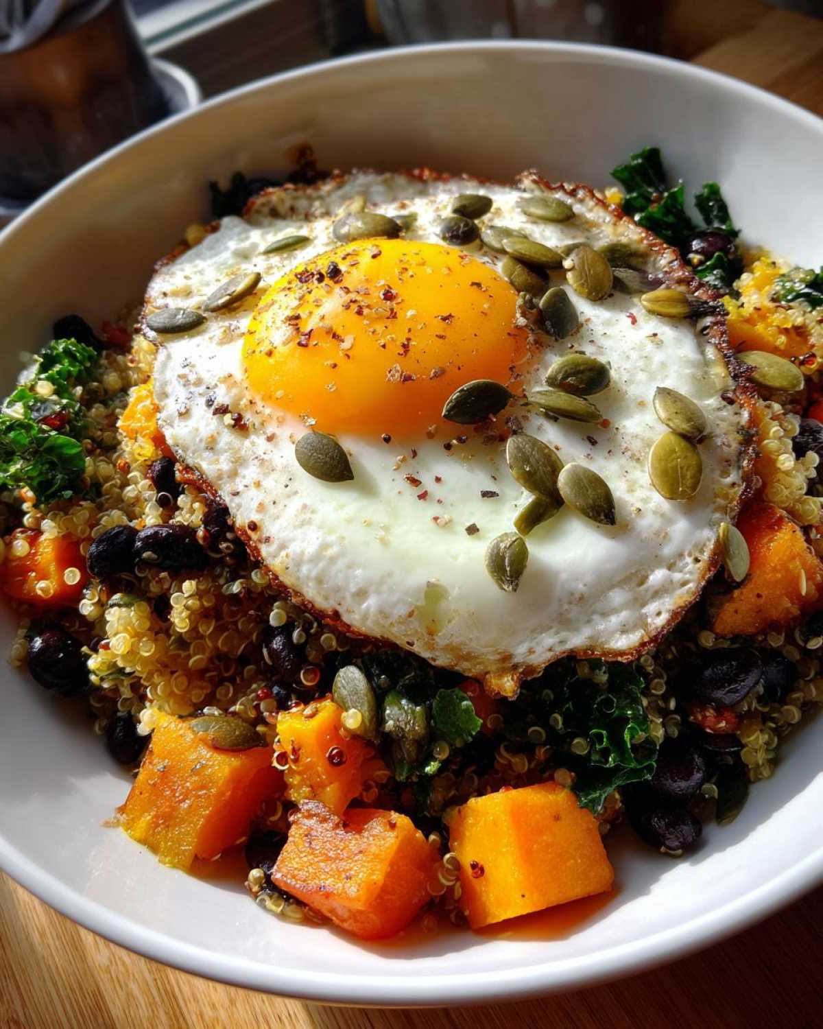 Savory Quinoa Breakfast Bowl - detail 2