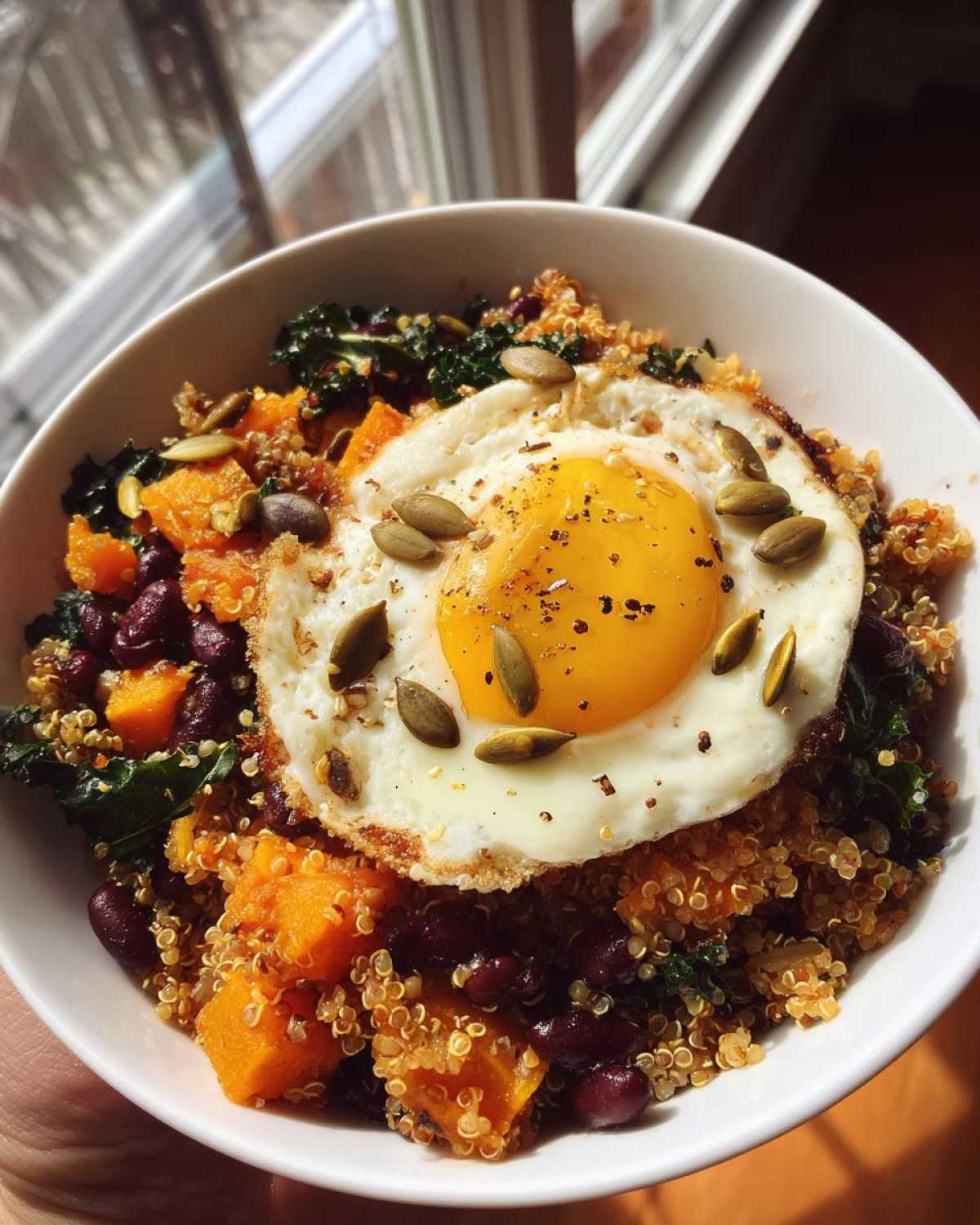 Savory Quinoa Breakfast Bowl - detail 3