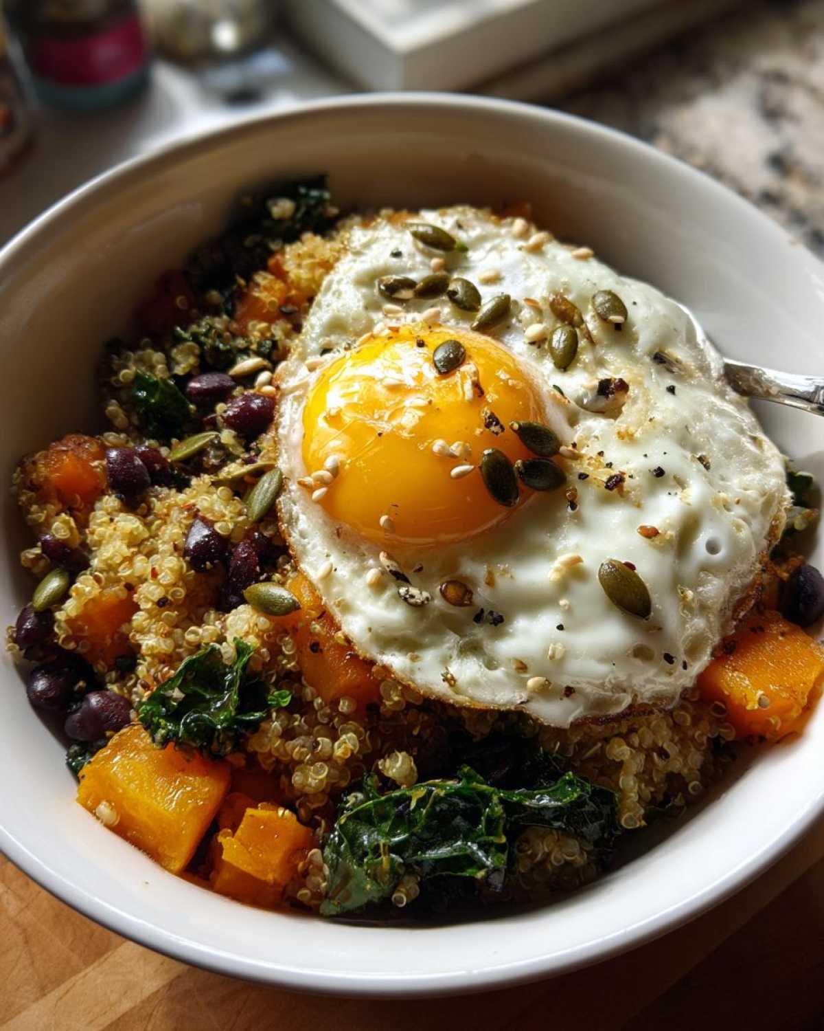 Savory Quinoa Breakfast Bowl - detail 4