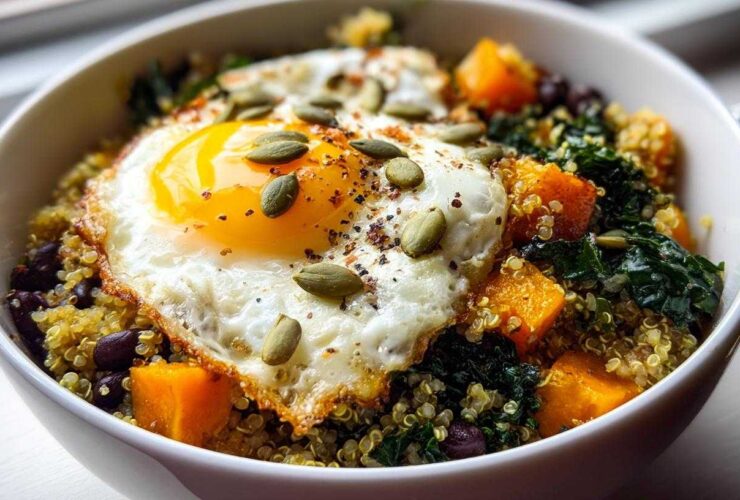 Savory Quinoa Breakfast Bowl