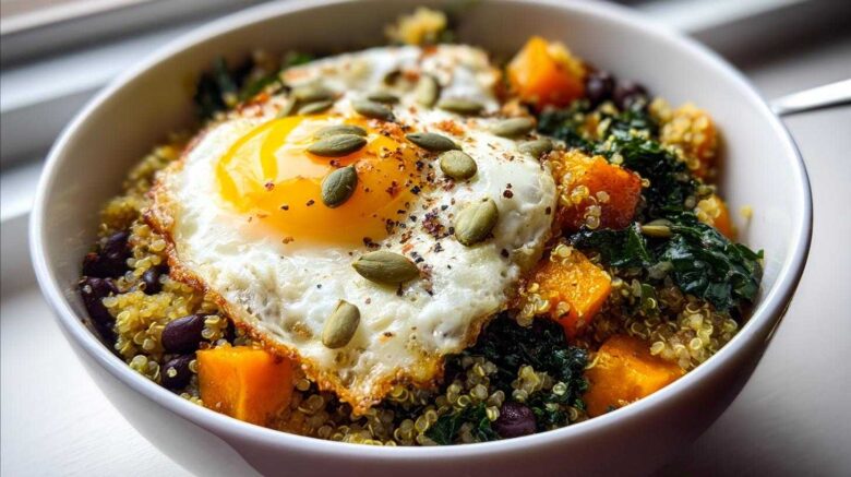 Savory Quinoa Breakfast Bowl