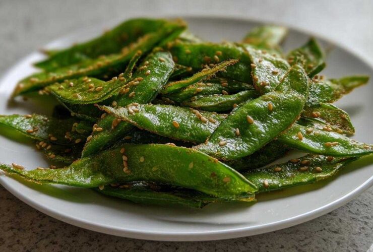Sesame Snap Pea Crisps
