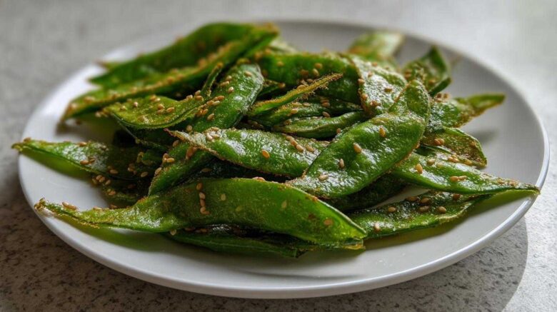 Sesame Snap Pea Crisps