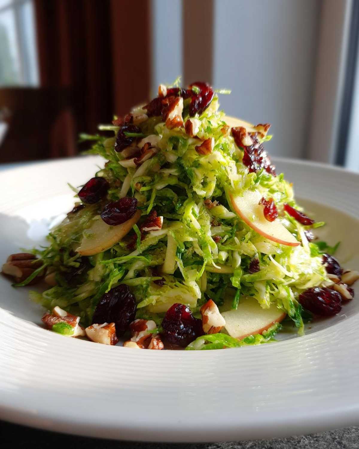Shaved Brussels Sprouts & Apple Salad - detail 1