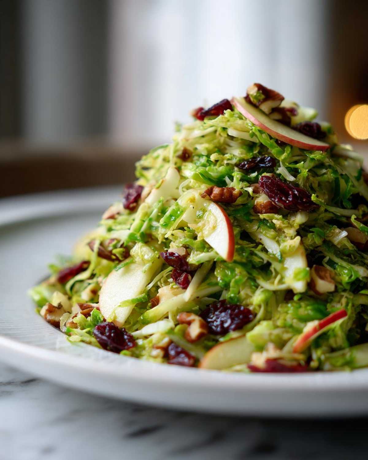 Shaved Brussels Sprouts & Apple Salad - detail 3