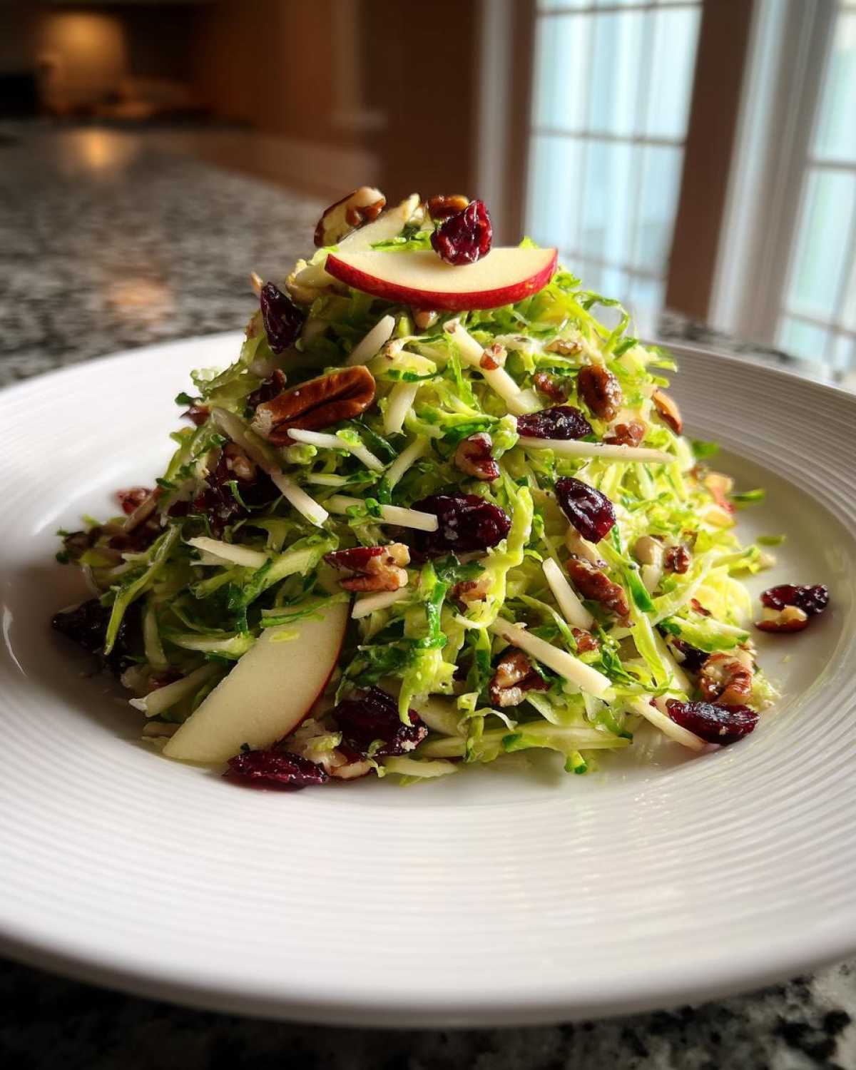 Shaved Brussels Sprouts & Apple Salad - detail 4