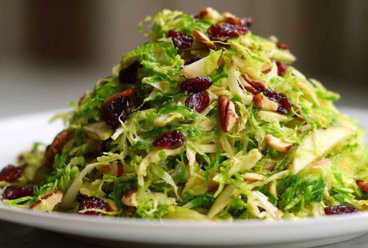 Shaved Brussels Sprouts & Apple Salad