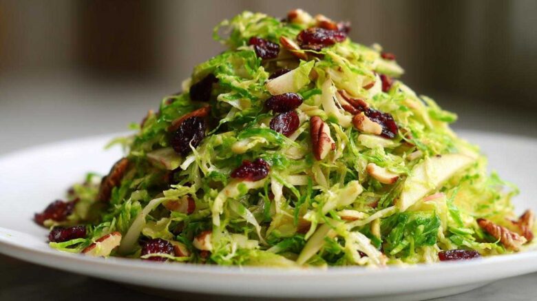 Shaved Brussels Sprouts & Apple Salad