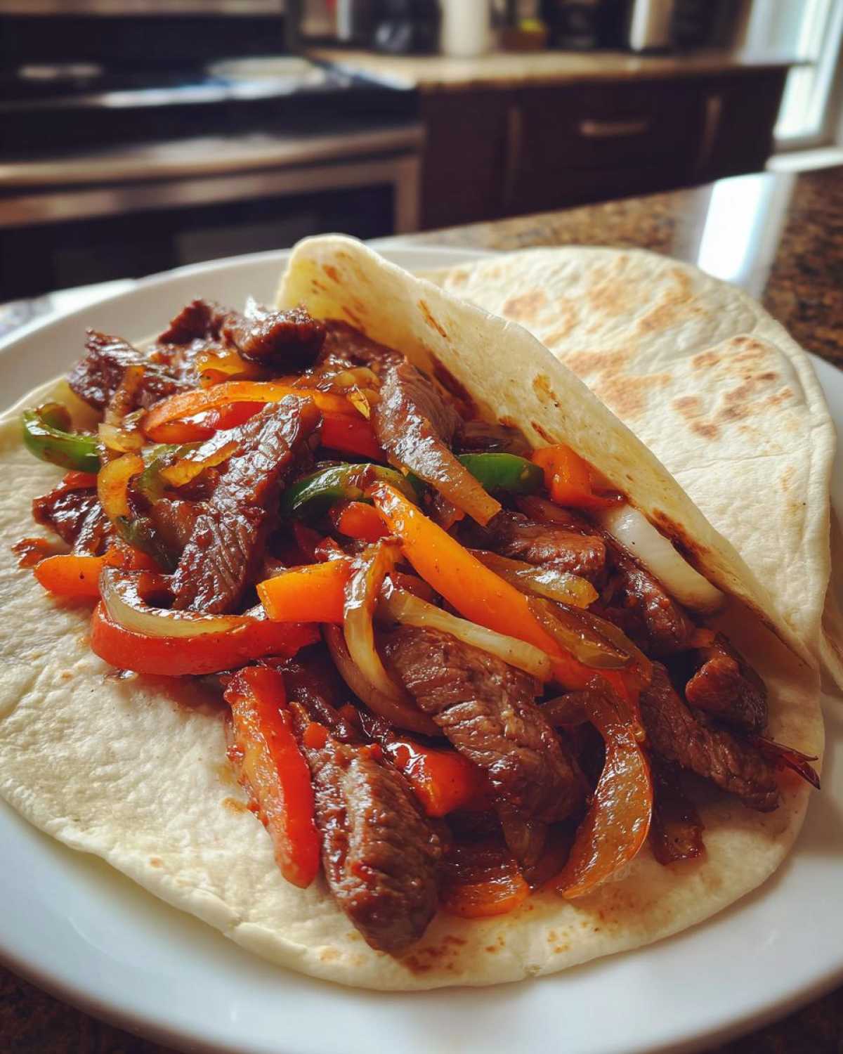 Skillet Seared Steak Fajitas - detail 3