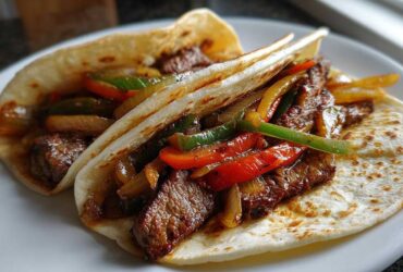 Skillet Seared Steak Fajitas