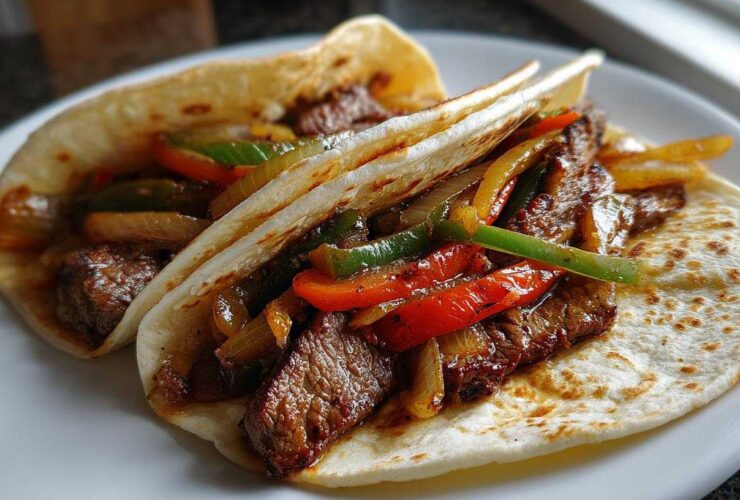 Skillet Seared Steak Fajitas