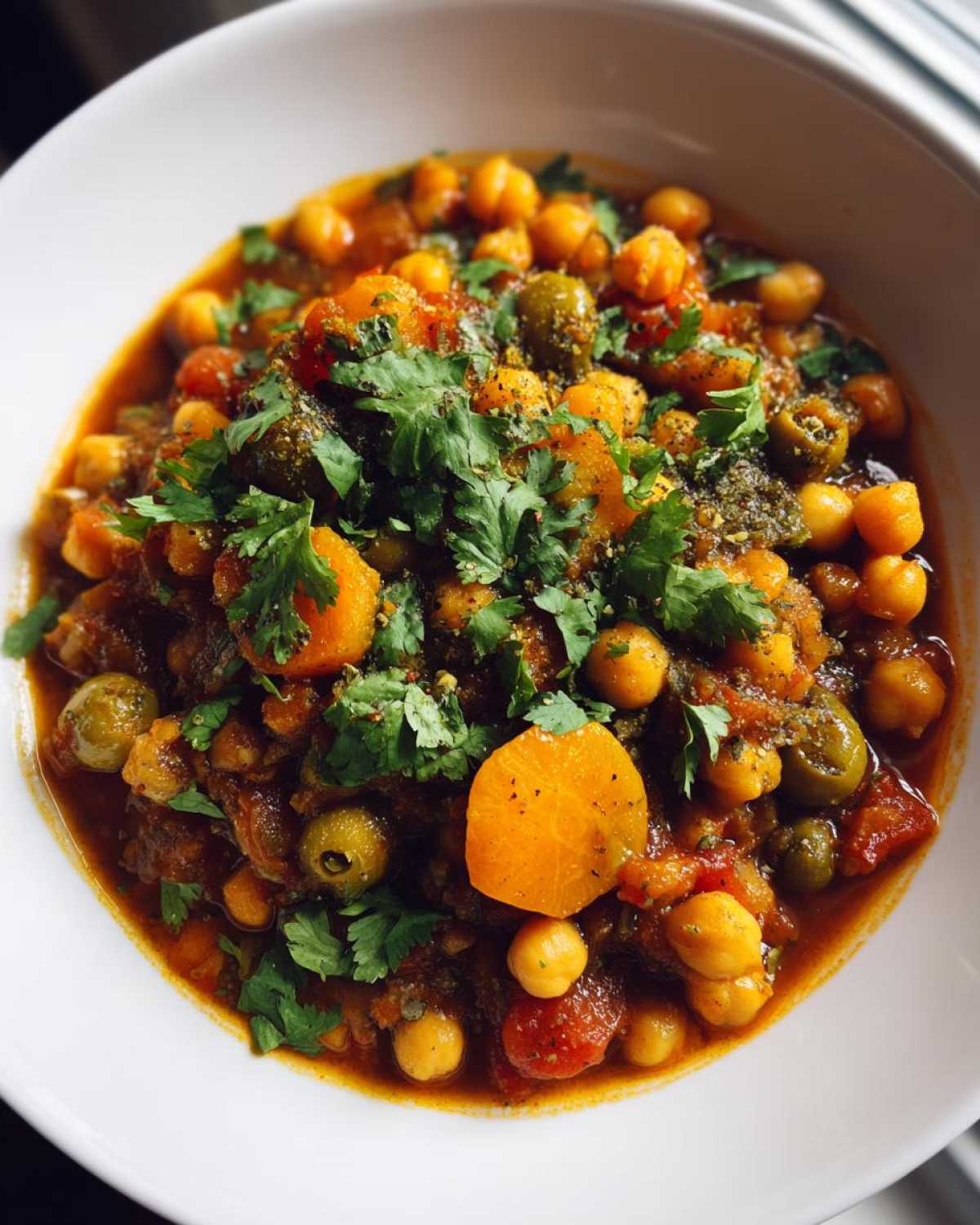 Slow Cooker Moroccan Chickpea Stew - detail 1