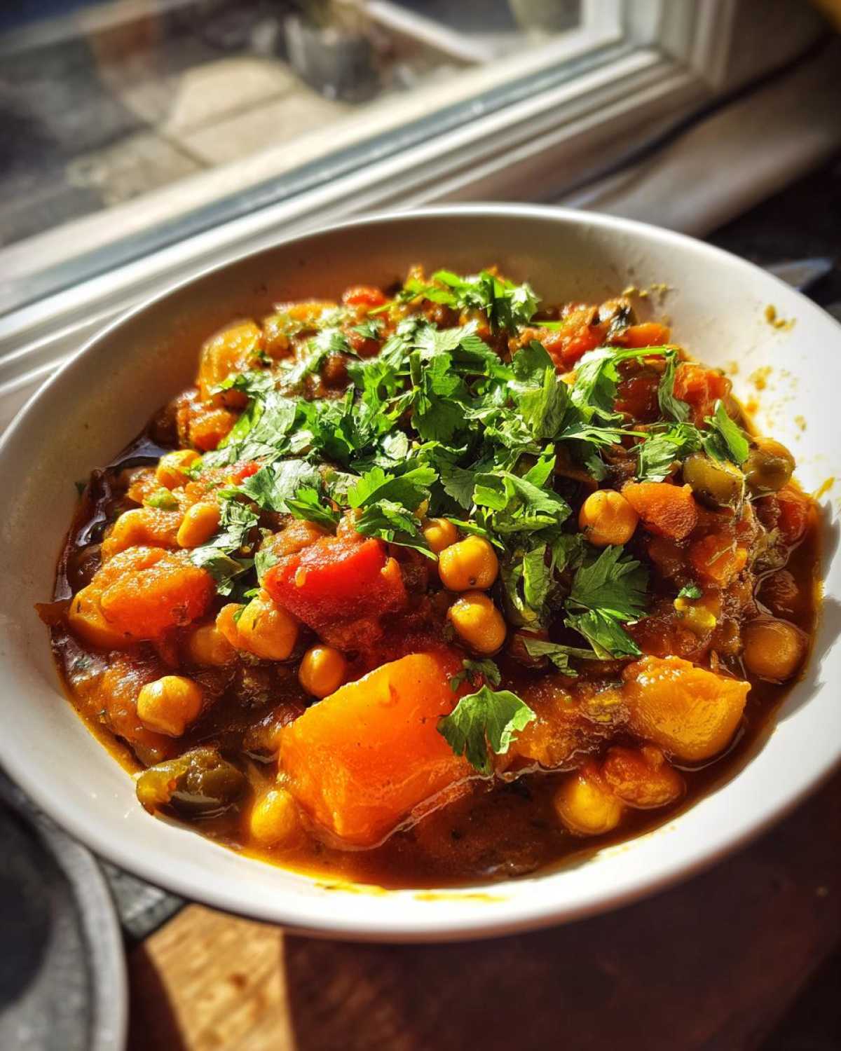 Slow Cooker Moroccan Chickpea Stew - detail 2