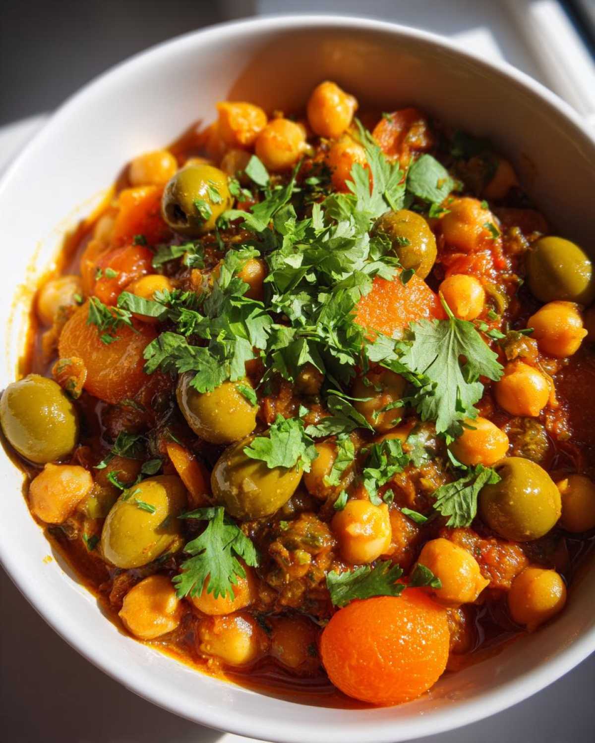 Slow Cooker Moroccan Chickpea Stew - detail 4