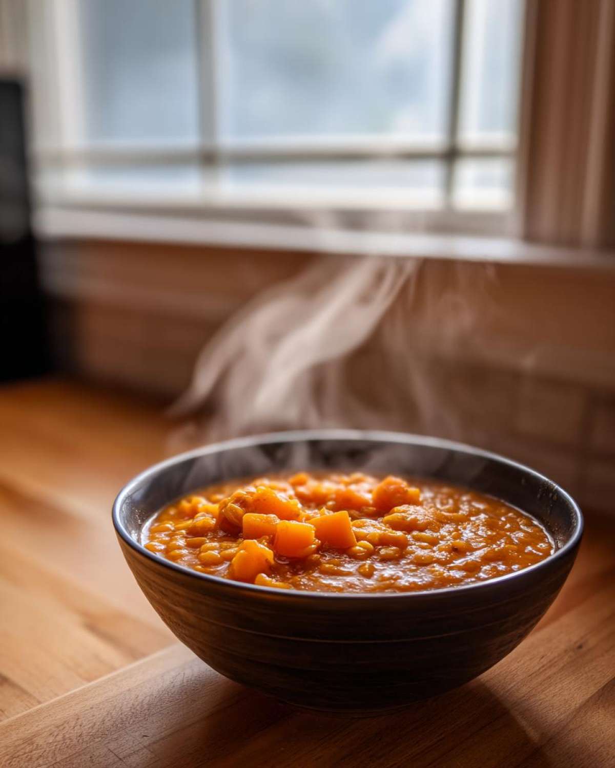 Spiced Sweet Potato Lentil Soup - detail 3