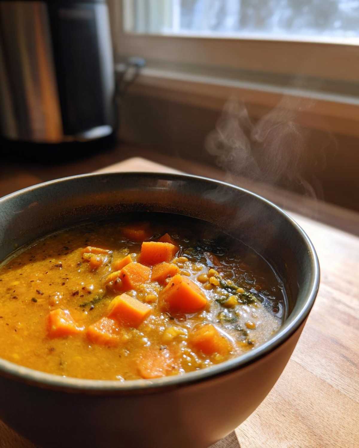Spiced Sweet Potato Lentil Soup - detail 4
