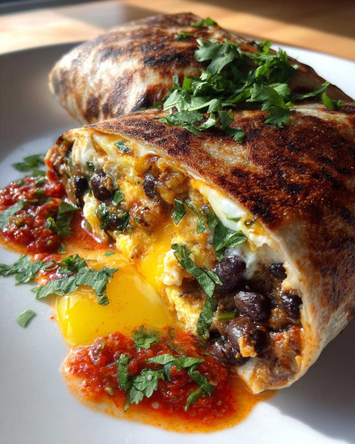 Spicy Huevos Rancheros Burrito - detail 1