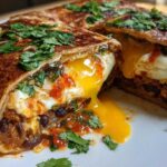 Spicy Huevos Rancheros Burrito