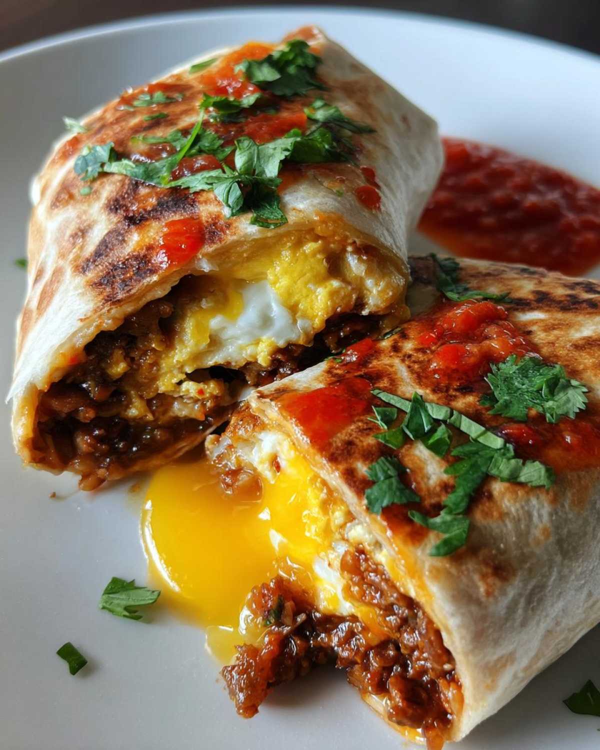 Spicy Huevos Rancheros Burrito - detail 2