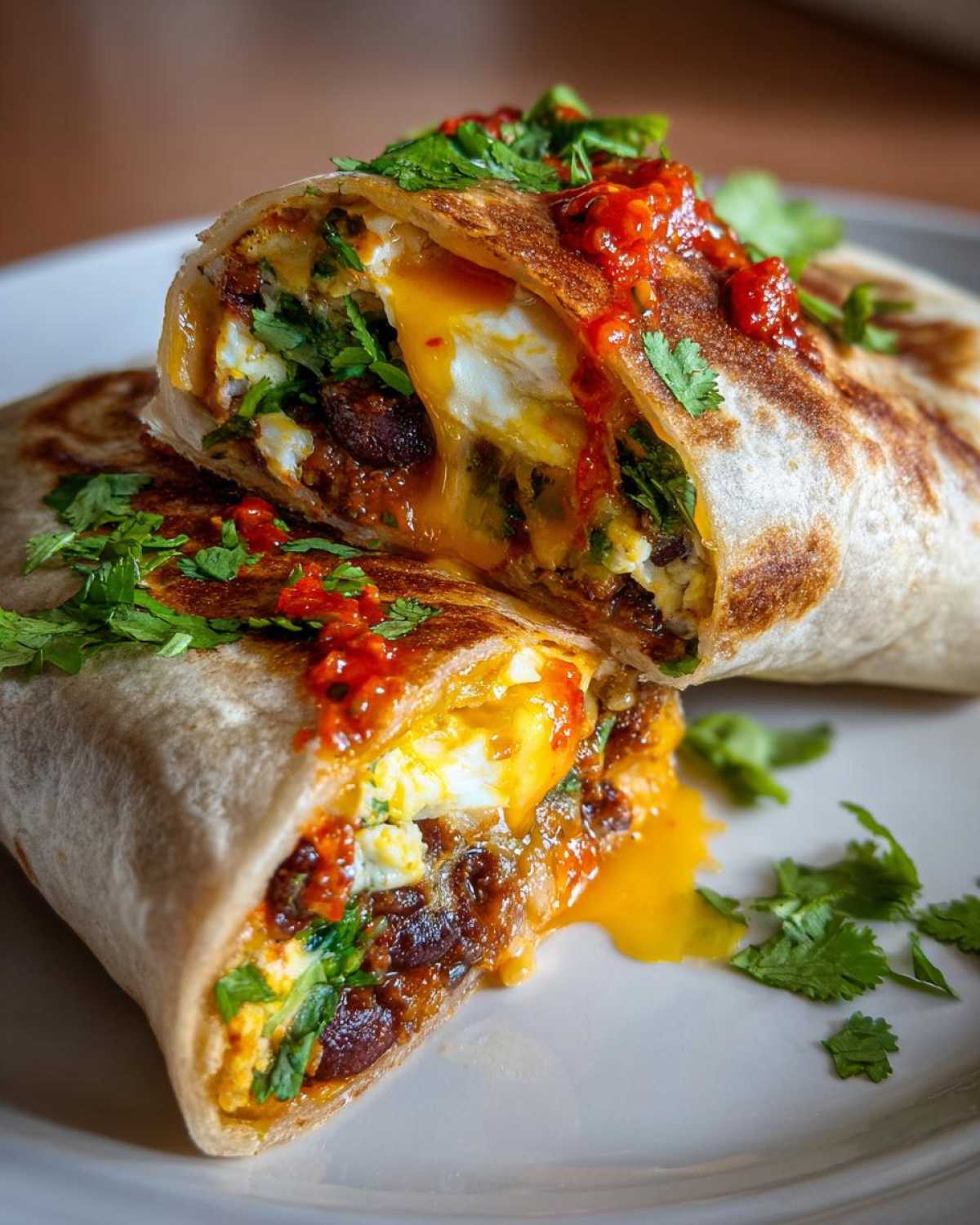 Spicy Huevos Rancheros Burrito - detail 3