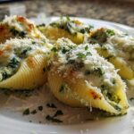 Spinach Pesto Stuffed Shells