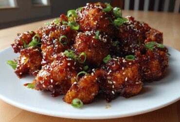 Sweet Chili Cauliflower Bites